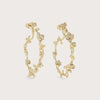 Orchid Hoop Earrings | Anabel Aram